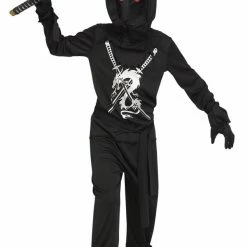 Fun World Costumes Ninja With Light Up Eyes, Child Costume