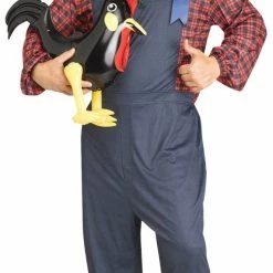 Fun World Braggart Farmer & Rooster Adult Costume Costumes