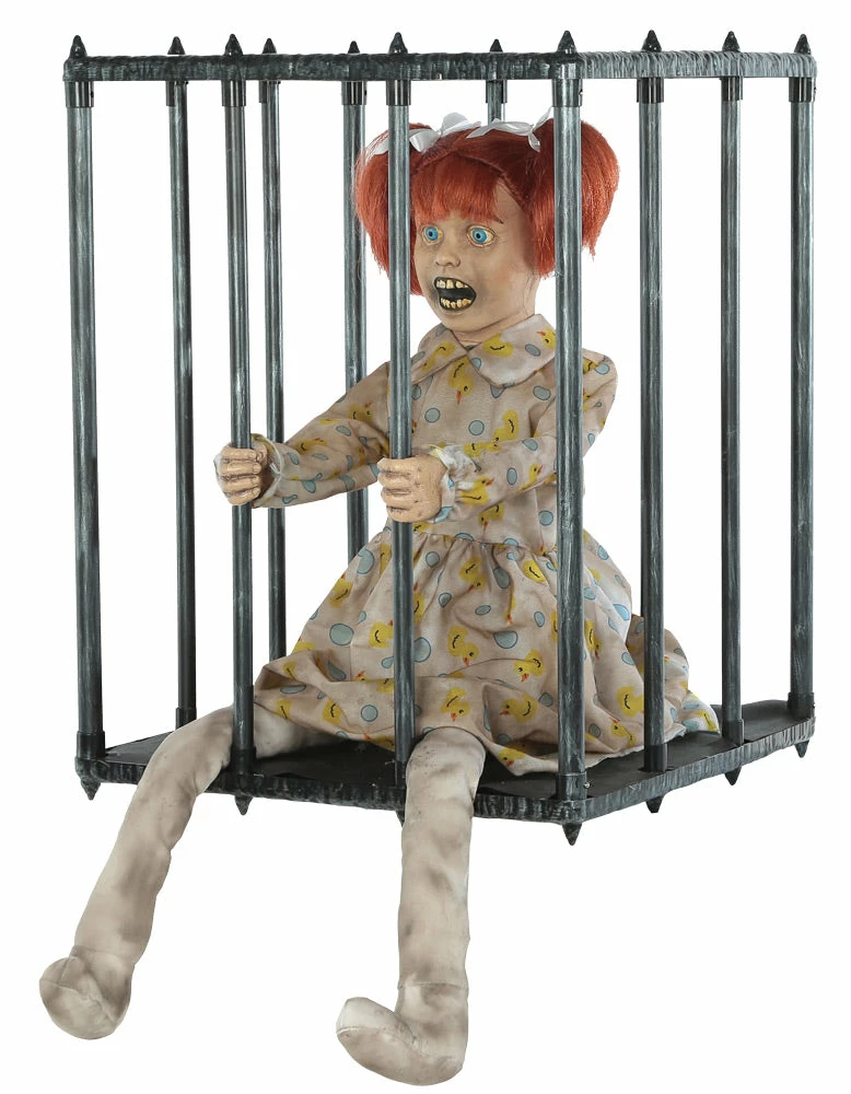 Seasonal Visions Caged Kid Walk Around Animated Costume Accessory Prop 3 Seasonal Visions Caged Kid Walk Around Animated Costume Accessory Prop
