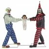 Seasonal Visions Tug Of War Red Black Animated Clown Prop Decorations & Props