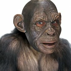 Ghoulish Black Ape Ad Latex Mask