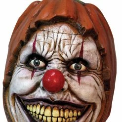 Ghoulish Masks Carving Pumpkin Ad Mask