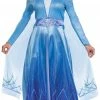 Disguise Frozen 2 Women's Elsa Deluxe Costume Dress With Cape