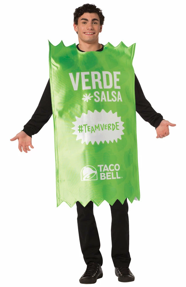 Rasta Imposta Costumes Taco Bell Verde Salsa Green Tunic Adult One Size Costume 3 Rasta Imposta Costumes Taco Bell Verde Salsa Green Tunic Adult One Size Costume