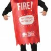 Rasta Imposta Costumes Taco Bell Fire Tunic Adult Costume