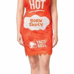 Rasta Imposta Accessories Taco Bell Packet Dress - Hot Sauce Womens Costume