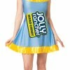 Rasta Imposta Women's Jolly Rancher Costume Dress - Blue Raspberry Adult Costumes
