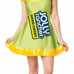 Rasta Imposta Women's Jolly Rancher Costume Dress - Apple Adult