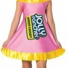 Rasta Imposta Jolly Rancher Watermelon Dress Costume & Hairband , Child Tween Costumes