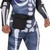 Fun World Costumes Fortnite, Skull Trooper Adult Costume 1 Fun World Costumes Fortnite, Skull Trooper Adult Costume