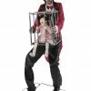 Seasonal Visions Rotten Ringmaster & Kid In Cage 7ft Tall Animated Prop