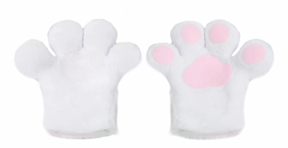 Morris Costumes Easter Rabbit Bunny Hands Deluxe 3 Morris Costumes Easter Rabbit Bunny Hands Deluxe