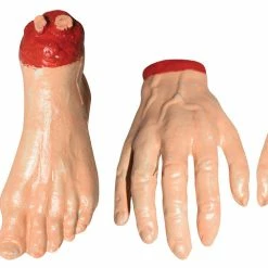 Sunstar Severed Hands And Feet 2 Each Prop Halloween