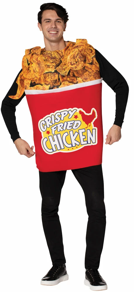 Rasta Imposta Bucket Of Fried Chicken Adult Costume Costumes 3 Rasta Imposta Bucket Of Fried Chicken Adult Costume Costumes