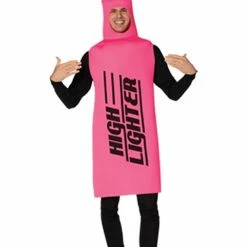 Rasta Imposta Costumes Highlighter Yellow Or Pink Adult Costume 5 Rasta Imposta Costumes Highlighter Yellow Or Pink Adult Costume