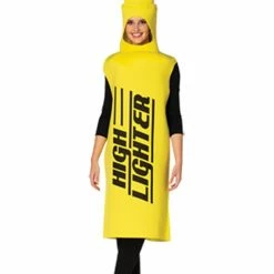 Rasta Imposta Costumes Highlighter Yellow Or Pink Adult Costume