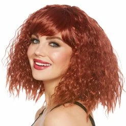 Dreamgirl Auburn Mid-length Beach Wave Women's Wig Wigs & Beards
