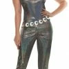 Underwraps Costumes Women's Disco Queen 70s Jumpsuit Costume