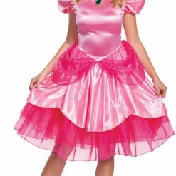 Disguise Super Mario Women's Princess Peach Deluxe Costume