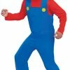 Disguise Super Mario Brothers Men's Mario Classic Adult & Teen Costume