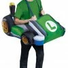 Disguise Costumes Super Mario Luigi Kart Inflatable Adult Costume