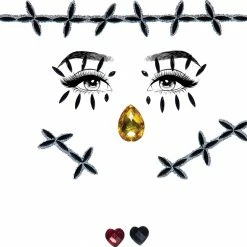 Leg Avenue Makeup & SFX Stitches Adhesive Face Jewels.