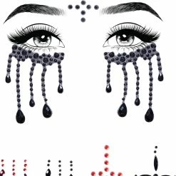 Leg Avenue Possessed Adhesive Face Jewel. Makeup & SFX