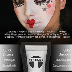 Tinsley Tattoos Makeup & SFX Fx Make Up Tube .49 Oz 11 Tinsley Tattoos Makeup & SFX Fx Make Up Tube .49 Oz