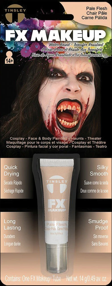 Tinsley Tattoos Makeup & SFX Fx Make Up Tube .49 Oz 3 Tinsley Tattoos Makeup & SFX Fx Make Up Tube .49 Oz
