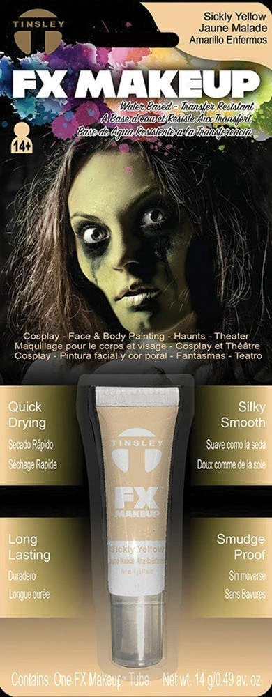 Tinsley Tattoos Makeup & SFX Fx Make Up Tube .49 Oz 7 Tinsley Tattoos Makeup & SFX Fx Make Up Tube .49 Oz