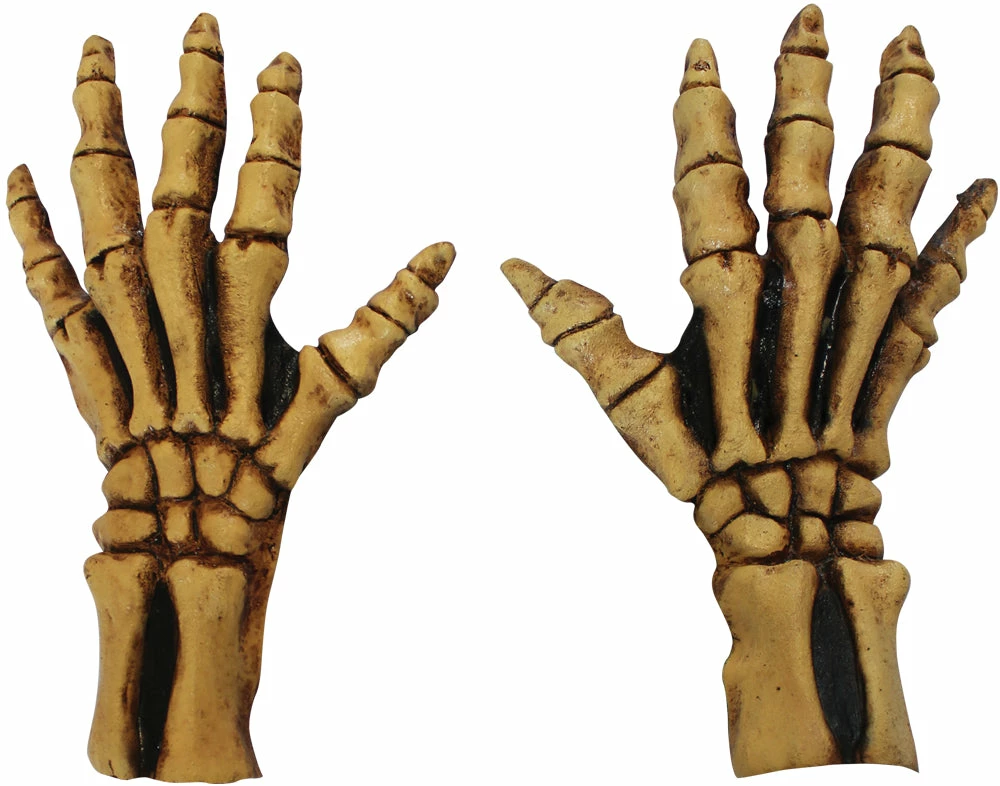Ghoulish Skeleton Hands Bone Color Ad Accessories 3 Ghoulish Skeleton Hands Bone Color Ad Accessories