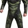 Disguise Costumes Halo Men's Master Chief Deluxe Muscle Adult Costume & Helmet
