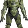 Disguise Costumes Halo, Master Chief Ultra Prestige 26pc Child Costume And Light Up Helmet