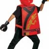 Disguise Costumes Lego Ninjago Kai Legacy Basic Child's Costume