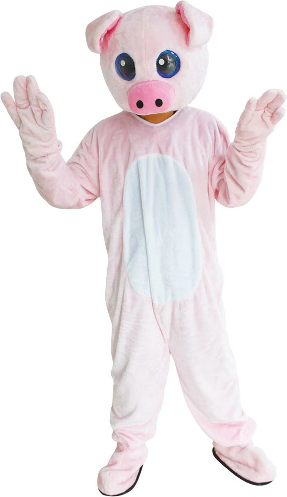 Morris Costumes Pig Mascot Costume Adult 3 Morris Costumes Pig Mascot Costume Adult