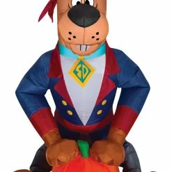 Gemmy 3' Airblown Scooby As Pirate Inflatable Yard Lawn Decoration Decorations & Props