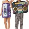 Rasta Imposta Retro Mixtape Dress & Boombox Couple Costumes