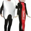 Rasta Imposta Costumes Tooth And Tooth Brush Couple Costume