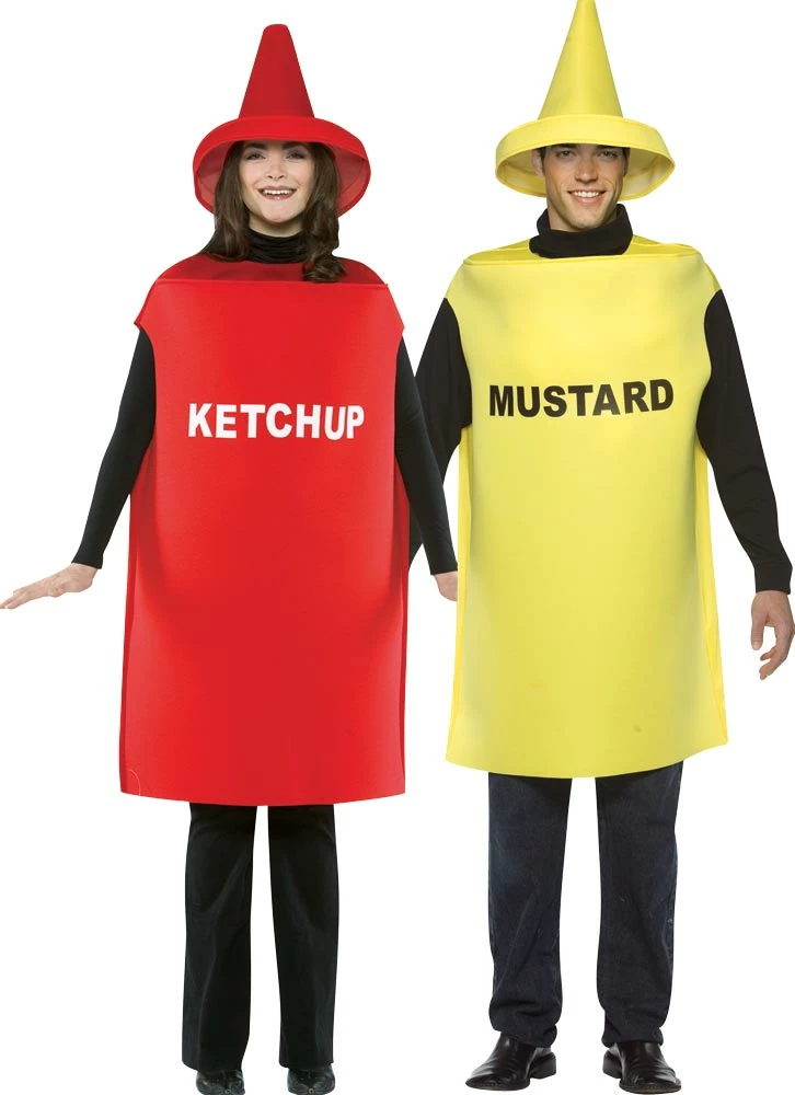 Rasta Imposta Ketchup And Mustard Couple Costume Costumes 3 Rasta Imposta Ketchup And Mustard Couple Costume Costumes