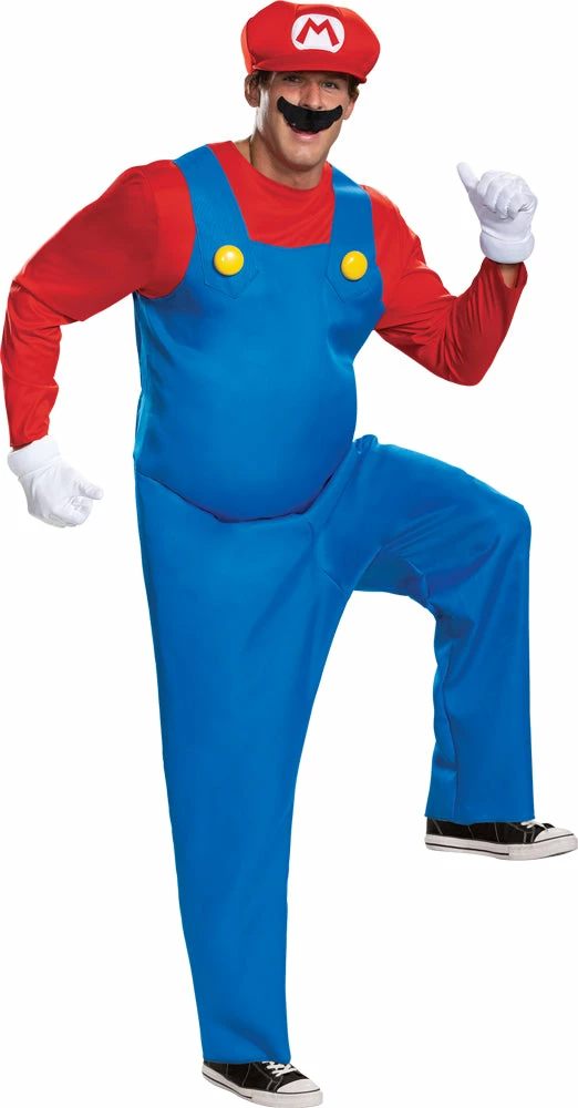 Disguise Super Mario Mario Deluxe Adult Costume 3 Disguise Super Mario Mario Deluxe Adult Costume