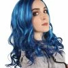 Morris Costumes Wigs & Beards Offspring Wavy Blue Wig