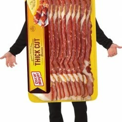 Rasta Imposta Costumes Oscar Mayer Packaged Thick Cut Bacon Halloween Adult Costume