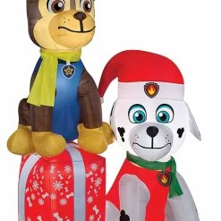 Gemmy Decorations & Props PAW Patrol - Christmas Present 7 Ft Christmas Yard Decoration