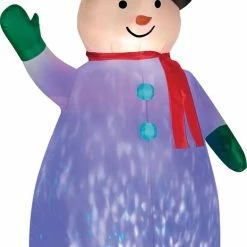 Gemmy Airblown Projection Snowman Inflatable Yard Decoration Decorations & Props