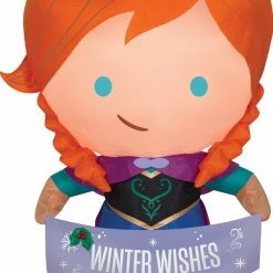 Gemmy Frozen - Anna 3.5ft Airblown Christmas Yard Decoration