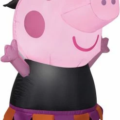 Gemmy 42" Airblown Halloween Peppa Pig Yard Lawn Inflatable Decoration
