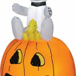 Gemmy Airblown Snoopy And Woodstock Inflatable Yard & Lawn Decoration Decorations & Props