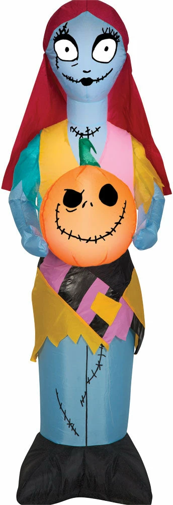 Gemmy Decorations & Props Nightmare Before Christmas - Sally With Pumpkin 3.5ft Airblown Yard Decoration 3 Gemmy Decorations & Props Nightmare Before Christmas - Sally With Pumpkin 3.5ft Airblown Yard Decoration