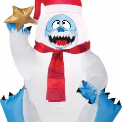 Gemmy Sitting Bumble Holding A Star 3.5ft Airblown Christmas Yard Decoration