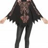 Fun World Poncho Shimmer Skeleton Child